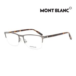 (국내당일발송) 몽블랑 명품 안경테 MB0015O 005 반무테 메탈 남자 여자 안경