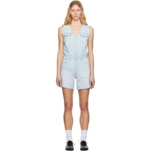 25 FW 리바이스 여성 블루 베스트 데님 롬퍼 251099F070007