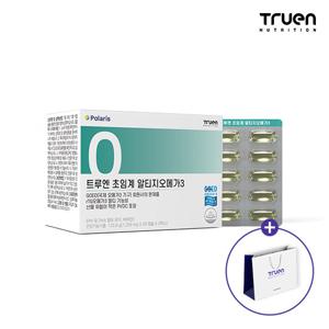 [트루엔] 초임계 알티지오메가3 초록이 100캡슐, 1박스 (증정 쇼핑백(소) 1ea)