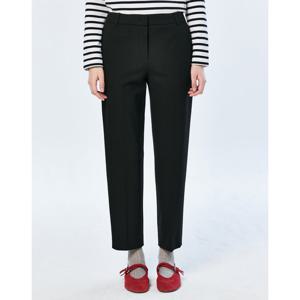 헤지스 여성 25SS 폴리혼방 슬림핏 슬랙스 블랙 HSPA5B791BK