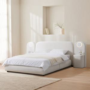 보루네오 베이스 패브릭침대 Q_7존매트리스 (사이드패널2개)