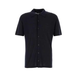 프라다 남성 네이비 Midnight 울 폴로 반팔니트 UMG382SOOO16EO F0008