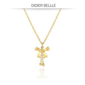 디디에벨라 순금 방울 리본 목걸이 3.75g