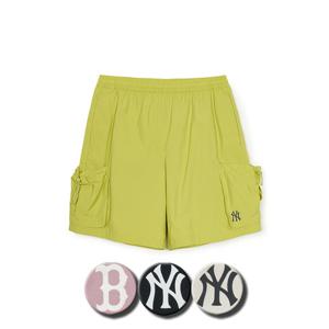 MLB 공용 고프코어 경량 립스탑 5부 카고 반바지 (3ASMB0953)