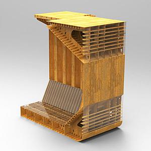 DIY 나무 모형 조립 키트 벌크 케리어 중앙부 블럭모형 B/C Beta Ver YM-032