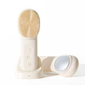 오아 냉온 진동클렌저 얼굴 뷰티 디바이스 마사지기 세안 전동 클렌징 실리콘 클렌져