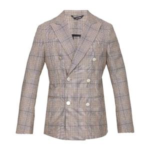 토넬로 울 체크 패턴 블레이저 06GW0707455Q 800