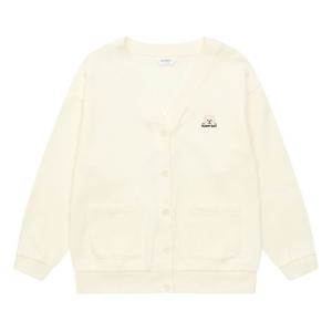 [에꼴리에]여아 캐릭터 자수 브이넥 가디건 23A1154_IV