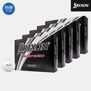 [5더즌/60알]2024 스릭슨 트라이스피드 퓨어 소프트 골프볼[남여공용][화이트][3피스]