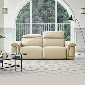 [다우닝]시네마 3인 전동 리클라이너 전체 천연가죽 소파(양쪽)