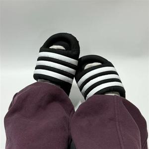 아디다스 공용 아딜렛24 검흰 슬라이드 슬리퍼 IF9263