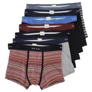 [폴스미스] 로고 밴드 M1A 914 P7PK12 1A 폴스미스 7-PAC 트렁크 남성 7개 세트 박서브리프 드로즈