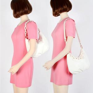 라운드 굵은 체인 셔링 레트로 체인백 크로스백 가방