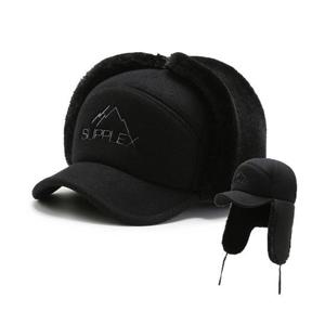 귀달이 모직 볼캡 방한 겨울 모자 등산 남성 따뜻한