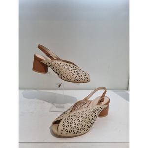 [에스콰이아][에스콰이아] 여성 펀칭 샌들 굽5센치 EQCMSD648 (P