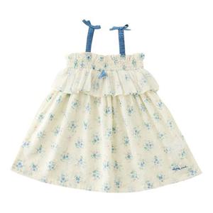 [밍크뮤]밍크뮤 블루다발플라워 원피스 (34312-400-03)_BL