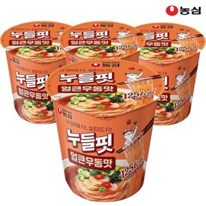 농심 누들핏 얼큰 우동맛 30.9g x 4개입