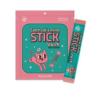 땅파서팜 냥심스틱 닭가슴살 (12gX30개) 고양이간식 고양이츄르