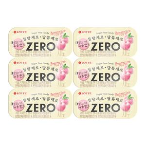 ZERO 피치민트 캔디 28g x6