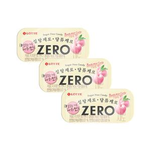 ZERO 피치민트 캔디 28g x3