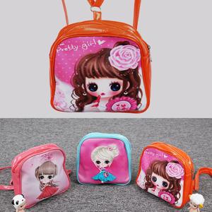 큐티 프린팅 아동 포켓 미니백팩 어린이 여아용 가방