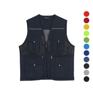 멀티 포켓 왕망사 조끼 UN-B01 작업복 단체복 근무복 작업조끼