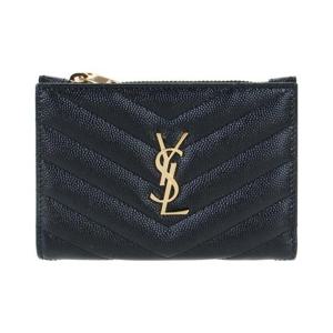 [생로랑] 모노그램 지퍼 중지갑 / 668287 BOW01 1000