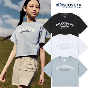 디스커버리키즈 DKRS53053 여아 프레시벤트 타이포그래픽 반팔 티셔츠 기능성