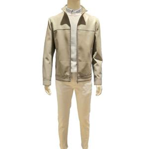 [바쏘]바쏘 포시즌오일블러시염색 넥카라 블루종인조레더점퍼(ZBS5AU28)