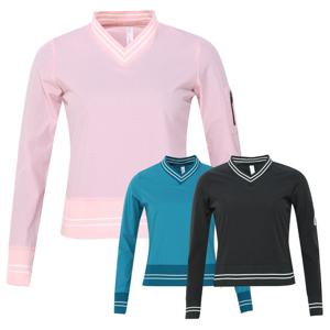 페라어스 여성 파스텔 펀칭 브이넥 여름 긴팔셔츠 ATM54R5157