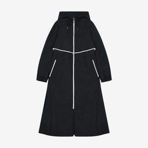 [씨]플레어 배색 라인 롱 야상 SKMAC2122