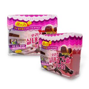 우리집 실내공간을 지켜줘 탈취제(실내공간용 250g) 탈취겔 숯 냄새제거