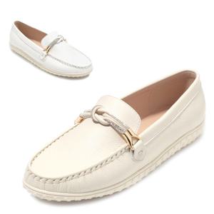 [세라] 구두 여성화  포인트 장식 컴포트 로퍼 C23P403 베이지 아이보리 2CM