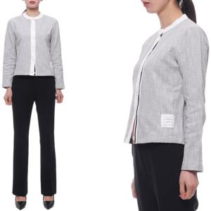 [톰브라운] 25SS 여성 코튼 트위드 크루넥 가디건 (FJT367A J0194 065 25S)