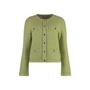 토리버치 크루넥 버튼 트위드 자켓 163244 962 GREEN