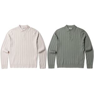 [올젠]올젠 골지 긴팔 카라 스웨터 ZOF1ET1303