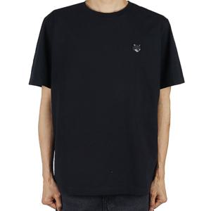 메종키츠네 25SS 남성 볼드 폭스헤드 컴포트 반팔티 블랙 MM00127KJ0118 P199