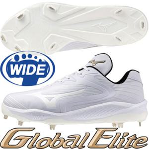 [미즈노]미즈노 베이스볼 엘리트 일체형징 야구화 [흰] 11GM2540