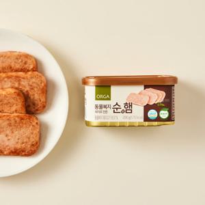 [올가홀푸드][ORGA] 동물복지 돼지로 만든 순햄 (200g)
