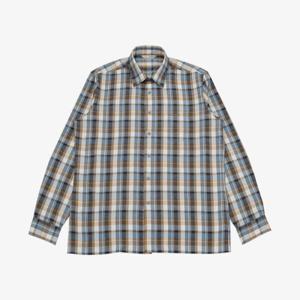 [크로커다일남성]리넨 써커 체크 긴팔 남방 CDAABWS1417_JJ