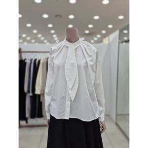 [오조크]코튼 타이 셔링넥 블라우스 FOTSCBR502P_DJ