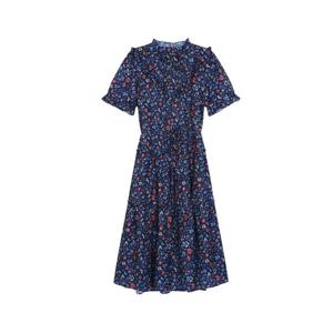 [르샵]l1f22wop110핸리넥 프리넥 끈밸트 쉬폰 프린트원피스