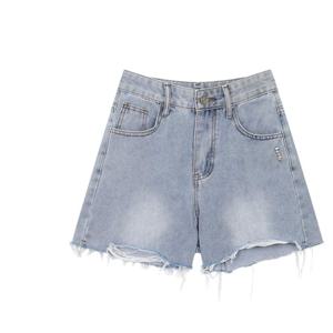 [르샵]l1f25dsl100택션지 데미지 숏 데님 팬츠