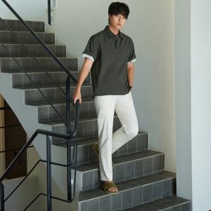 [리얼지오지아][4컬러] 25SS 신축성좋은 트윌조직 여름면바지 치노팬츠 ADF2PP1905 CM9344