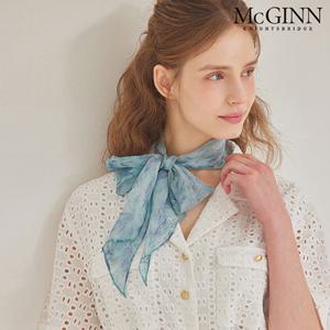 페더 프린트 롱 실크 스카프_MI5S1AC9041