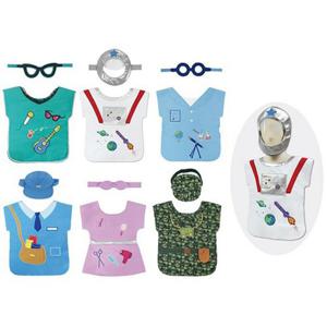 역할놀이 직업옷과 모자 6종 군인 포함 MC4030