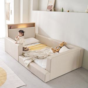 아씨방가구 릴렉스업 저상형 LED 수납 데이베드 아기 침대 SS