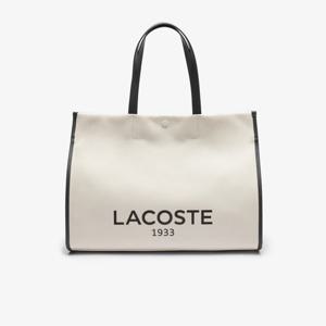 라코스테 공식 공용 헤리티지 캔버스 쇼퍼백 NU4342T55G Q21