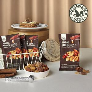 [산과들에] 고소하고 달콤한 메이플올넛츠 30봉 (피칸 캐슈넛 땅콩 등)