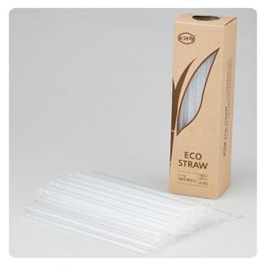 슈가랩 빨대 (대) 6mm/25cm 5EA 사탕수수